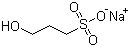 Sodium 3-hydroxypropane-1-sulphonate molecular structure (CAS 3542-44-7)