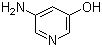 结构式 CAS# 3543-01-9, 3-氨基-5-羟基吡啶