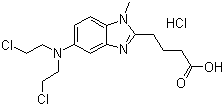 盐酸苯达莫司汀分子结构 (CAS 3543-75-7)