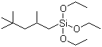 结构式 CAS# 35435-21-3, 三乙氧基-(2,4,4-三甲基戊基)硅烷