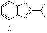 4-Chloro-2-(1-methylethyl)-1H-indene molecular structure (CAS 354589-68-7)