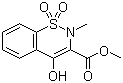 Methyl 4-hydroxy-2-methyl-(2H)-1,2-benzothiazine-3-carboxylate-1,1-dioxide molecular structure (CAS 35511-15-0)