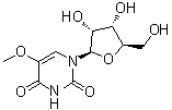 5-甲氧基尿苷分子结构 (CAS 35542-01-9)