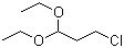3-氯-1,1-二乙氧基丙烷分子结构 (CAS 35573-93-4)
