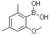 structure of CAS# 355836-08-7, 2-Methoxy-4,6-dimethylbenzeneboronic acid;4,6-Dimethyl-2-methoxybenzeneboronic acid