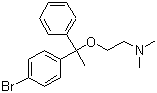 1-(2-Dimethylaminoethoxy)-1-(p-bromophenyl)-1-phenylethane molecular structure (CAS 3565-72-8)