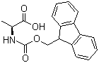 structure of CAS# 35661-39-3, Fmoc-L-alpha-Alanine;Fmoc-L-Alanine; N-[(9H-fluoren-9-ylmethoxy)carbonyl]-L-alanine; N-(9-Fluorenylmethoxycarbonyl)-L-alanine; Fmoc-Ala-OH