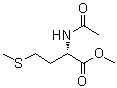 N-乙酰基-L-蛋氨酸甲酯分子结构 (CAS 35671-83-1)