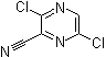 3,6-二氯-2-吡嗪甲腈分子结构 (CAS 356783-16-9)