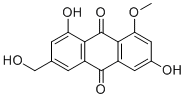 structure of CAS# 35688-09-6, Questinol;1,6-dihydroxy-3-(hydroxymethyl)-8-methoxyanthracene-9,10-dione