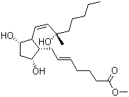 15(S)-15-Methyl prostaglandin molecular structure (CAS 35700-21-1)