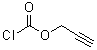结构式 CAS# 35718-08-2, 2-丙炔基氯甲酸酯