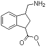 3-(Aminomethyl)-2,3-dihydro-1H-indene-1-carboxylic acid methyl ester molecular structure (CAS 357426-12-1)