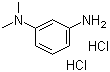 结构式 CAS# 3575-32-4, N,N-二甲基间苯二胺二盐酸盐; N,N-二甲基-1,3-苯二胺二盐酸盐