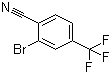 结构式 CAS# 35764-15-9, 2-溴-4-(三氟甲基)苯甲腈