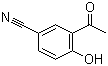 2-乙酰基-4-氰基苯酚分子结构 (CAS 35794-84-4)