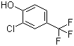 3-Chloro-4-hydroxybenzotrifluoride molecular structure (CAS 35852-58-5)
