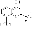 结构式 CAS# 35853-41-9, 2,8-双(三氟甲基)-4-羟基喹啉