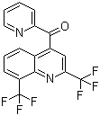 结构式 CAS# 35853-55-5, [2,8-双(三氟甲基)-4-喹啉基]-2-吡啶基甲酮