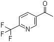 结构式 CAS# 358780-14-0, 1-[6-(三氟甲基)吡啶-3-基]乙酮