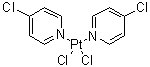 cis-Dichlorobis(4-chloropyridine)platinum molecular structure (CAS 35963-83-8)