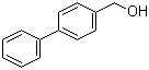 structure of CAS# 3597-91-9, 4-Biphenylmethanol;4-Phenylbenzyl alcohol
