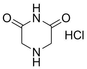 哌嗪-2,6-二酮盐酸盐分子结构 (CAS 35975-30-5)