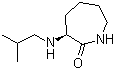 (3S)-Hexahydro-3-[(2-methylpropyl)amino]-2H-azepin-2-one molecular structure (CAS 359782-00-6)