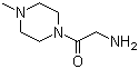 2-Amino-1-(4-methylpiperazin-1-yl)ethanone molecular structure (CAS 359821-43-5)