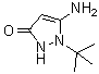 5-氨基-1-叔丁基-1,2-二氢-3H-吡唑-3-酮分子结构 (CAS 359867-35-9)