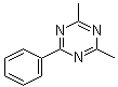 2,4-Dimethyl-6-phenyl-1,3,5-triazine molecular structure (CAS 3599-61-9)