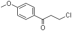 structure of CAS# 35999-20-3, 3-Chloro-1-(4-methoxyphenyl)propan-1-one;beta-Chloro-4-methoxypropiophenone