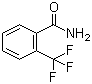 structure of CAS# 360-64-5, 2-(Trifluoromethyl)benzamide;o-(Trifluoromethyl)benzamide