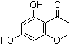 structure of CAS# 3602-54-8, 2',4'-Dihydroxy-6'-methoxyacetophenone;2-O-Methylphloroacetophenone; 2,4-Dihydroxy-6-methoxyacetophenone; 6-O-Methylphloroacetophenone