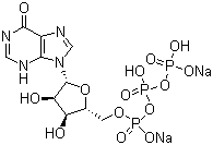 Inosine-5'-triphosphate disodium salt molecular structure (CAS 36051-67-9)