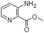 3-氨基吡啶-2-甲酸甲酯分子结构 (CAS 36052-27-4)