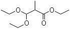 3,3-二乙氧基-2-甲基丙酸乙酯分子结构 (CAS 36056-90-3)