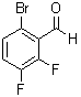 6-Bromo-2,3-difluorobenzaldehyde molecular structure (CAS 360576-04-1)