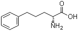 结构式 CAS# 36061-08-2, D-2-氨基-5-苯基戊酸