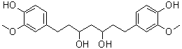 structure of CAS# 36062-07-4, Octahydrocurcumin;1,7-Bis(4-hydroxy-3-methoxyphenyl)-3,5-heptanediol