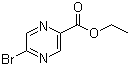 structure of CAS# 36070-83-4, Ethyl 5-bromo-2-pyrazinecarboxylate;5-Bromopyrazine-2-carboxylic acid ethyl ester