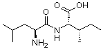 N-L-亮氨酰基-L-异亮氨酸分子结构 (CAS 36077-41-5)