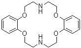 5,6,14,15-Dibenzo-4,7,13,16-tetraoxa-1,10-diazacyclooctadeca-5,14-diene molecular structure (CAS 36080-67-8)