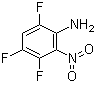 结构式 CAS# 361-39-7, 3,4,6-三氟-2-硝基苯胺