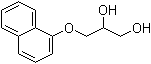 3-(1-萘基氧基)-1,2-丙二醇分子结构 (CAS 36112-95-5)