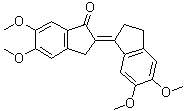 2-(2,3-Dihydro-5,6-dimethoxy-1H-inden-1-ylidene)-2,3-dihydro-5,6-dimethoxy-1H-inden-1-one molecular structure (CAS 36159-03-2)