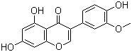 结构式 CAS# 36190-95-1, 3'-O-甲基香豌豆苷元