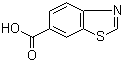 structure of CAS# 3622-35-3, Benzothiazole-6-carboxylic acid;1,3-Benzothiazole-6-carboxylic acid