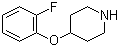 结构式 CAS# 3623-02-7, 4-(2-氟苯氧基)哌啶