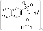 Formaldehyde-2-naphthalenesulfonic acid copolymer sodium salt molecular structure (CAS 36290-04-7)